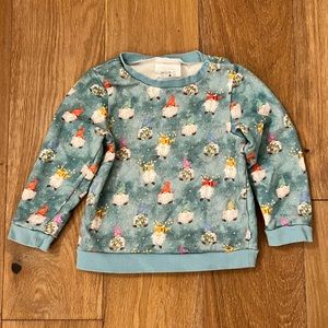 Posh Peanut Gnomey Sweatshirt Size 7